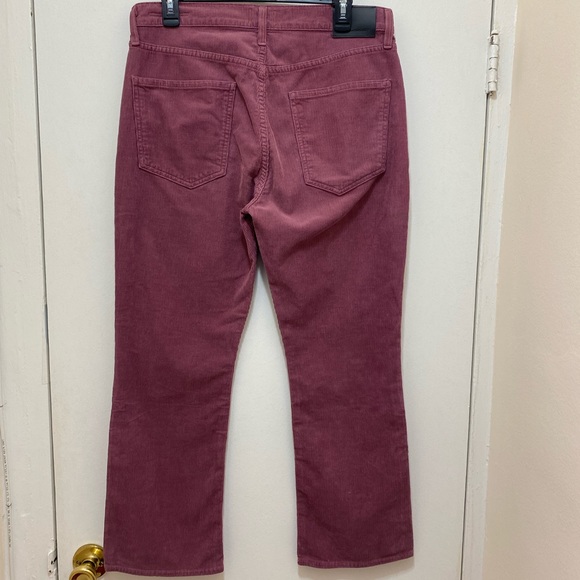 NWOT Citizens Of Humanity Isola Cropped Boot Corduroy In Posey Size 30 - Picture 6 of 11
